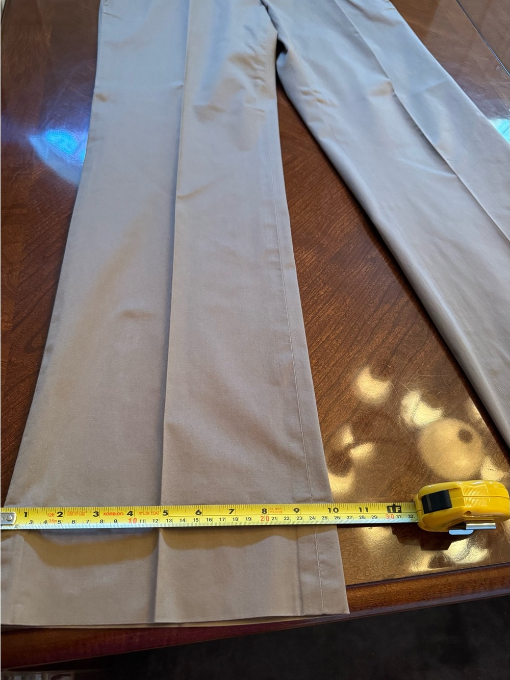 Banana Republic Beige Wide-Leg Pants - Picture 4 of 16